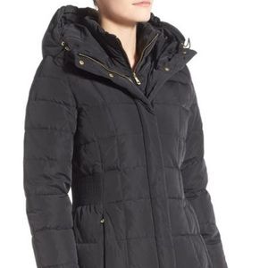 Cole Haan Bib Insert Down Filled Puffer Coat